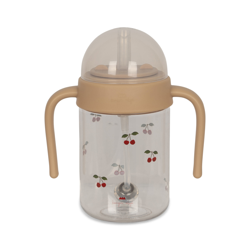 Picture of Konges Sløjd® Baby Bottle With Handle Cherry 330ml