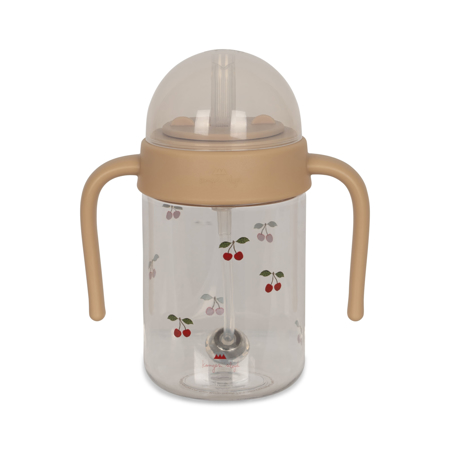 Picture of Konges Sløjd® Baby Bottle With Handle Cherry 330ml