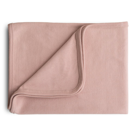 Picture of Mushie® Ribbed Baby Blanket - Blush