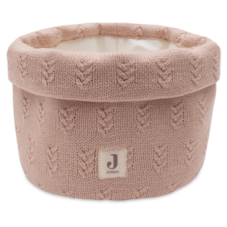 Picture of Jollein® Changing Table Basket Grain Knit Wild Rose