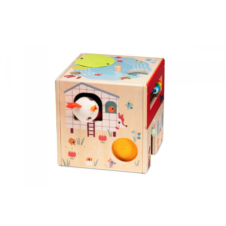 Picture of Lilliputiens® Expand Wooden Farm Activity Cube