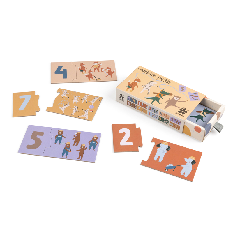 Picture of Sebra® Counting puzzle Toes/Builders