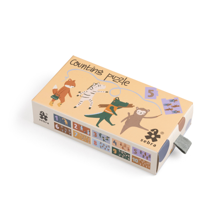 Picture of Sebra® Counting puzzle Toes/Builders