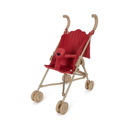 Picture of Konges Sløjd® Doll Stroller Corduroy Red