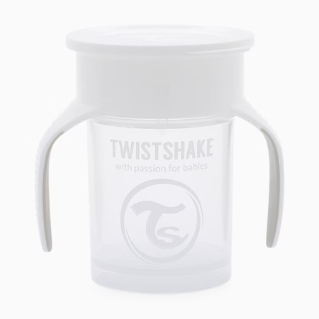 Twistshake® Anti-spill 360 cup 230ml - White