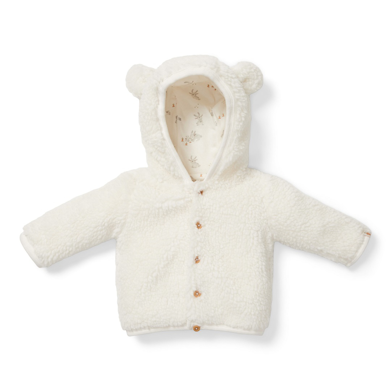 Picture of Little Dutch® Teddy jacket Baby Bunny Off-White