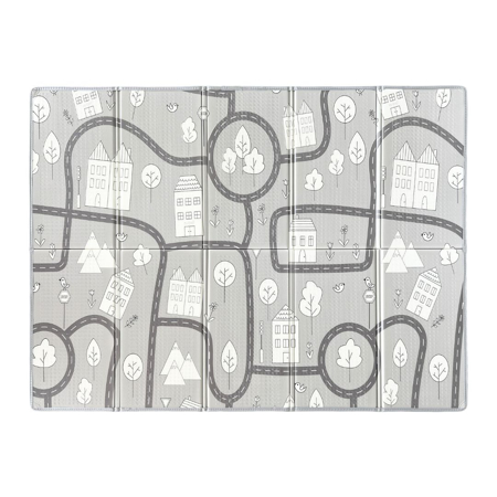 Picture of Evibell® Foldable Play Mat 150x190 Dots/City Grey