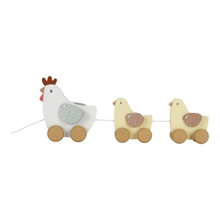 Picture of Little Dutch® Pull along chickens Little Farm