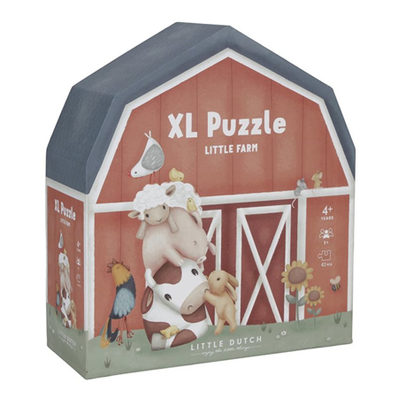 Picture of Little Dutch® Floor Puzzle Little Farm XL