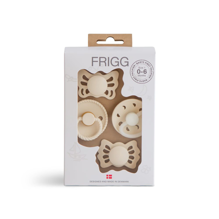 Picture of Frigg® Try-It Collection Pacifier 4-pack Moonlight Sailing Cream