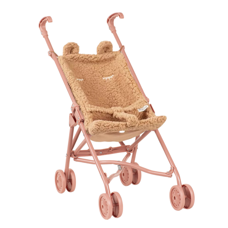Minikane® Baby stroller for dolls in cotton Cassonade