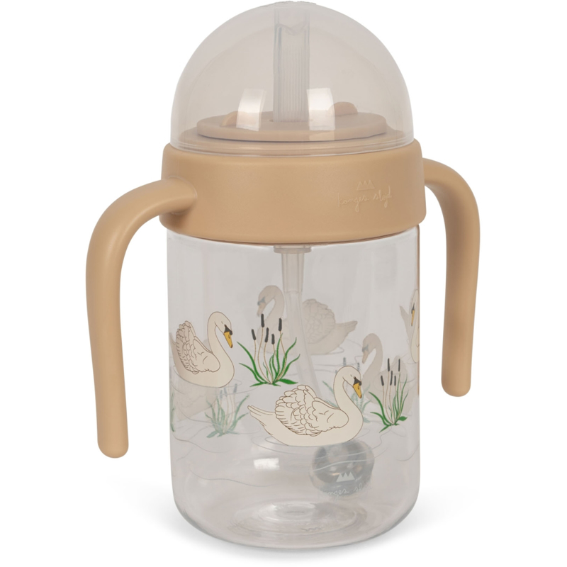 Picture of Konges Sløjd® Baby Bottle With Handle Swan 330ml
