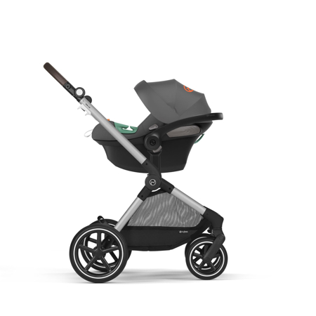 Picture of Cybex® Baby Stroller 2in1 Eos™ Lux Lava Grey (Silver Frame)