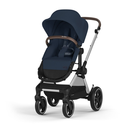 Cybex® Baby Stroller 2in1 Eos™ Lux Ocean Blue (Silver Frame)