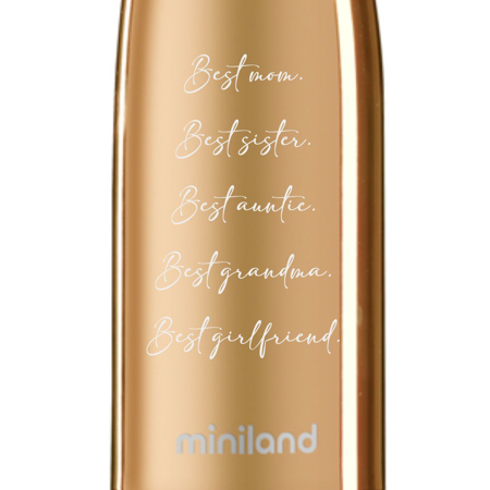 Picture of Miniland® Bottle Thermos Deluxe Gold 500ml
