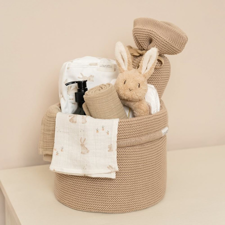 Picture of Little Dutch® Facecloths set muslin Baby Bunny/Beige 26x26