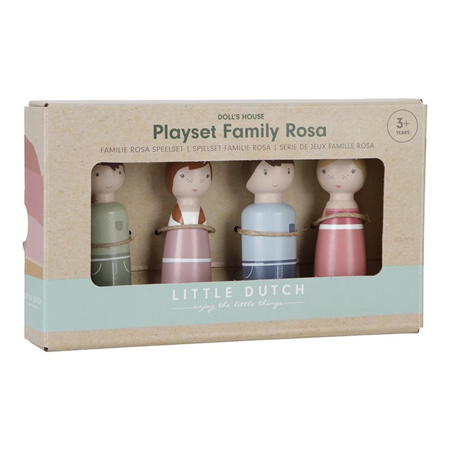 Little Dutch® Dollhouse Expansion Set Family Rosa