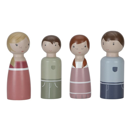 Picture of Little Dutch® Dollhouse Expansion Set Family Rosa