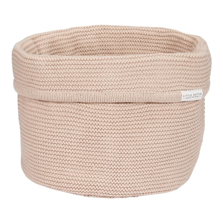 Picture of Little Dutch® Knitted storage basket round Beige