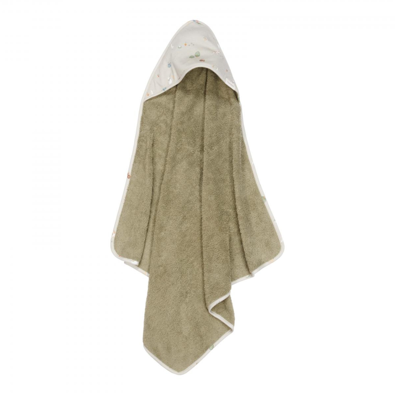 Picture of Little Dutch® Hooded towel Little Farm 75x75