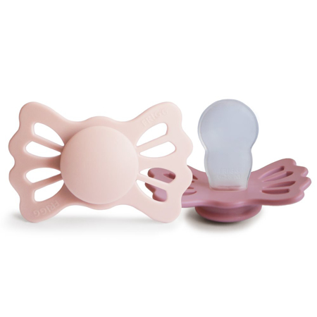 Picture of Frigg® Symmetrical Silicone Pacifiers Lucky Blush/Cedar (6-18m)