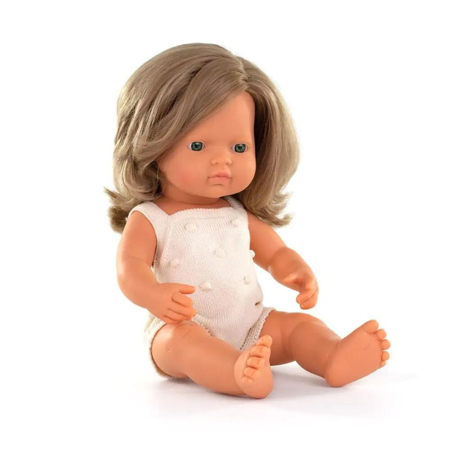 Miniland® Baby doll Caucasian Girl 38cm Colourful