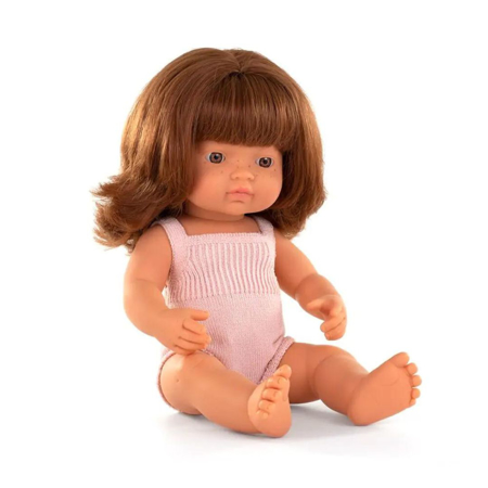 Miniland® Baby doll Redhead Girl 38cm Colourful