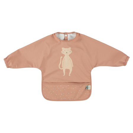 Picture of Trixie Baby® Waterproof long sleeve bib - Mrs. Cat
