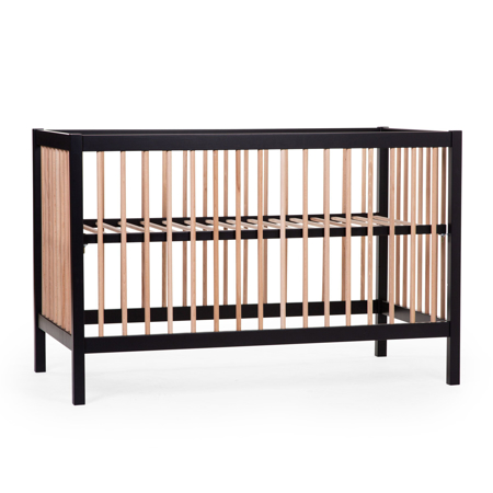 Picture of Childhome® Cot 97 Baby bed 120x60Cm Black Natural