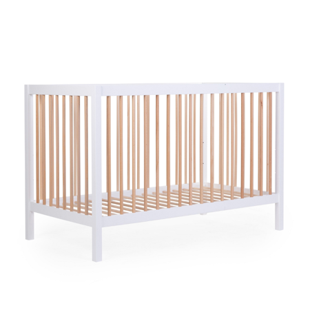 Childhome® Cot 97 Baby bed 120x60Cm White Natural