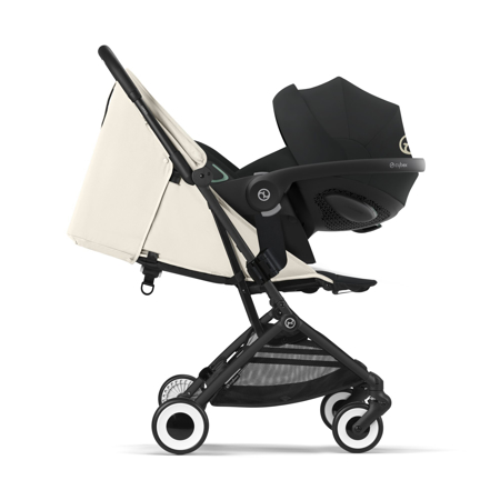 Picture of Cybex® Buggy Stroller Orfeo (0-22kg) Canvas White (Black Frame)
