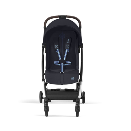 Picture of Cybex® Buggy Stroller Orfeo (0-22kg) Dark Blue (Silver Frame)