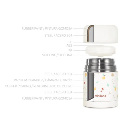 Picture of Miniland® Food Thermos Valencia 600ml