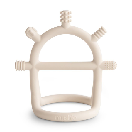 Picture of Mushie® No-Drop Sensory Teether​ Shifting Sand