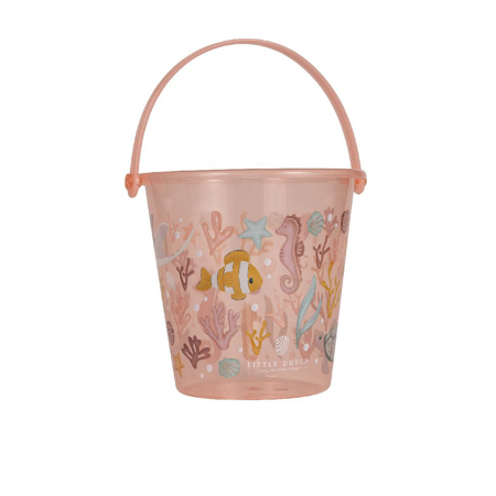 Picture of Little Dutch® Shell Bucket Ocean Dreams Pink 19 cm