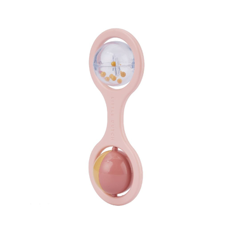Picture of Little Dutch® Rattle toy with balls Pink
