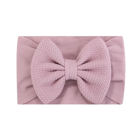 Picture of Evitas Elastic Cable bow Headband Knit Lavander