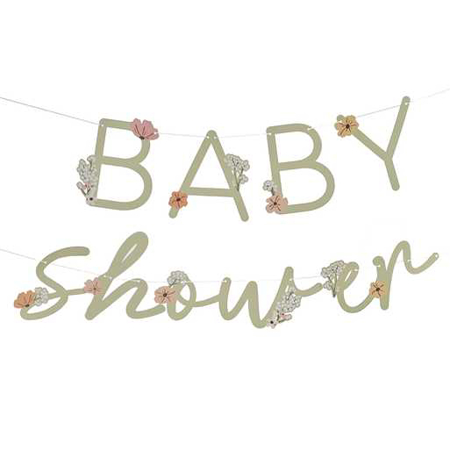 Picture of Ginger Ray® Floral Baby Shower Bunting