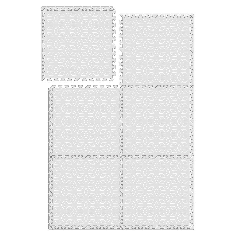 Picture of Evibell® Puzzle Playmat 120x180 Geometric Grey