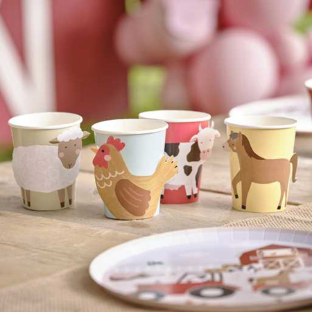 Picture of Ginger Ray® Floral Baby Shower Cups 8 pcs