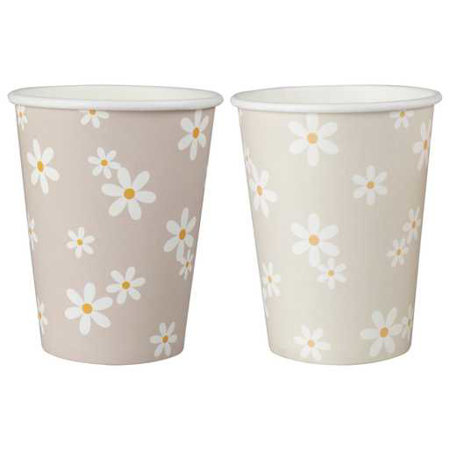 Ginger Ray® Daisy Floral Paper Cups 8 pcs