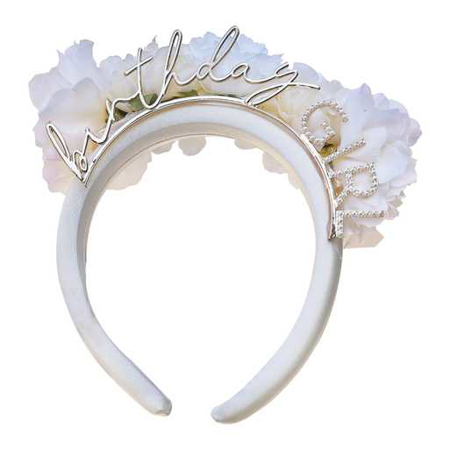 Picture of Ginger Ray® Floral Birthday Girl Birthday Headband