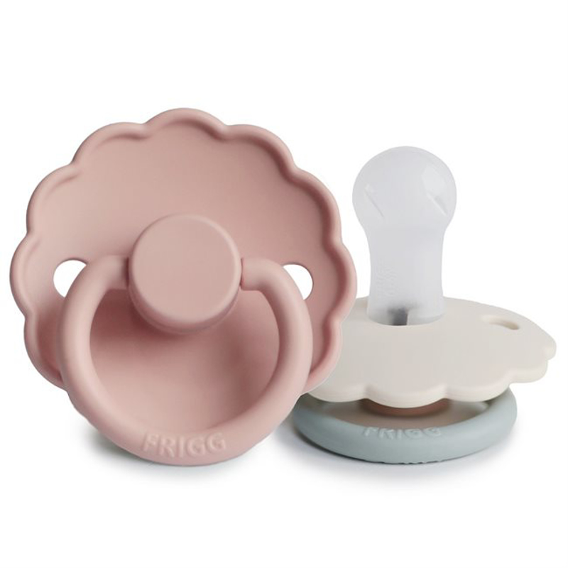 Picture of Frigg® Daisy Pacifiers Silicone Blush/Cotton Candy