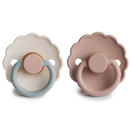 Frigg® Daisy Pacifiers Silicone Blush/Cotton Candy