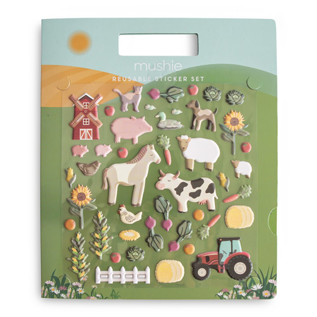 Picture of Mushie® Mushie ​Reusable Sticker Set Farm