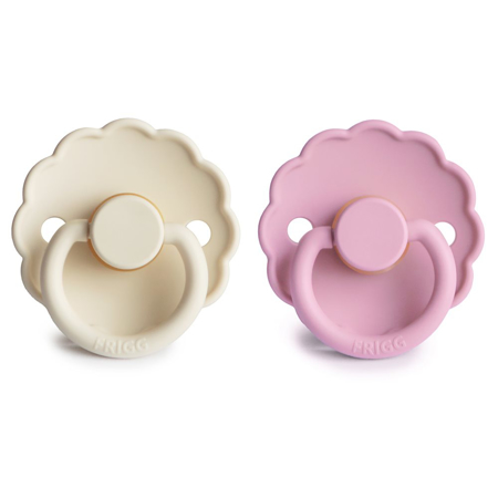 Frigg® Daisy Pacifiers Silicone Cream/Lupine