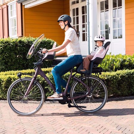 Picture of Bobike® Child Bike Seat GO Maxi Carrier Recline Urban Black