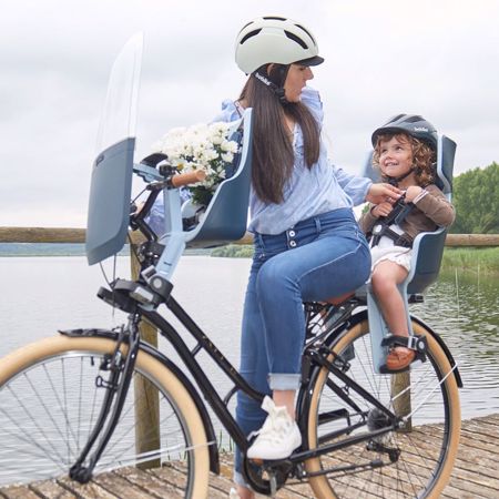 Picture of Bobike® Child Bike Seat Exclusive Maxi Plus Frame LED Urban Grey