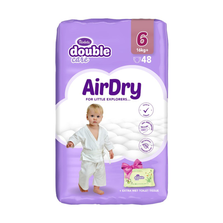 Violeta® Double Care Air Dry 6 (16 kg+) 48 Pcs