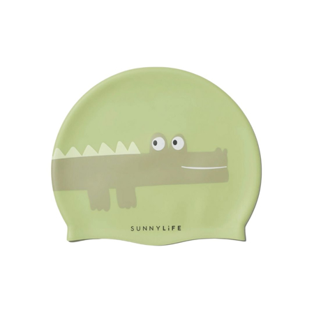 Picture of SunnyLife® Kids Swimming Cap Cookie the Croc (3-9Y)